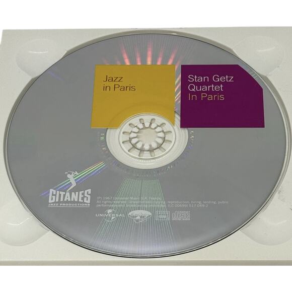Stan Getz Quartet - In Paris Music CD 2002 Universal Music Saxophone Reissue - Picture 9 of 16